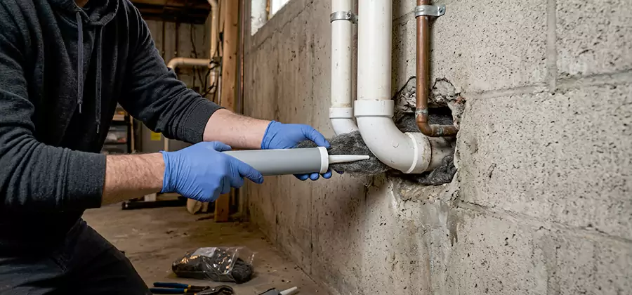 Mouse Proofing Pipes in Bend