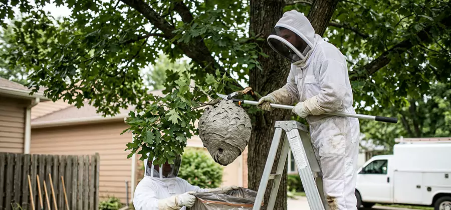 Wasp Nest in Tree Removal Bend